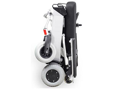 Foldawheel Electric Wheelchair side image Foldawheel Electric Wheelchair side image