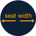 All Terrain Wheelchair Seat Width