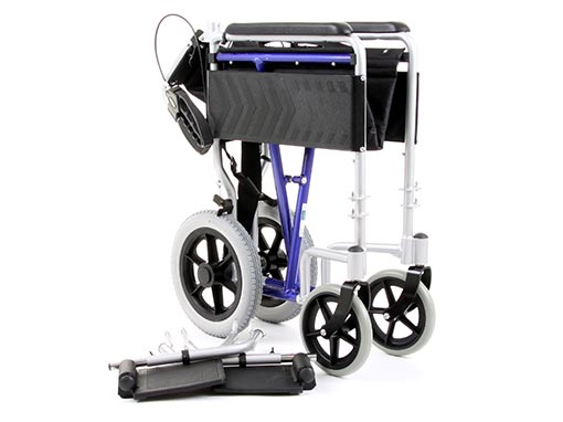 Aluminium Traveller Wheelchair front image Aluminium Traveller Wheelchair front image