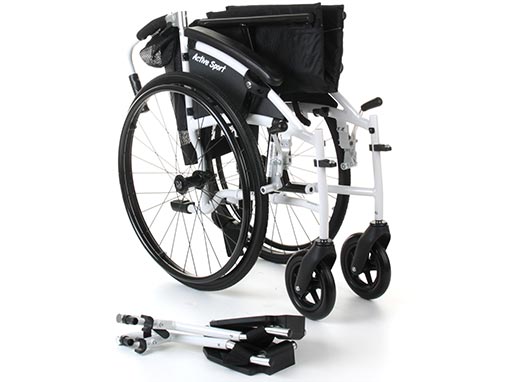 Active Sport self propelled wheelchair side image Active Sport self propelled wheelchair side image