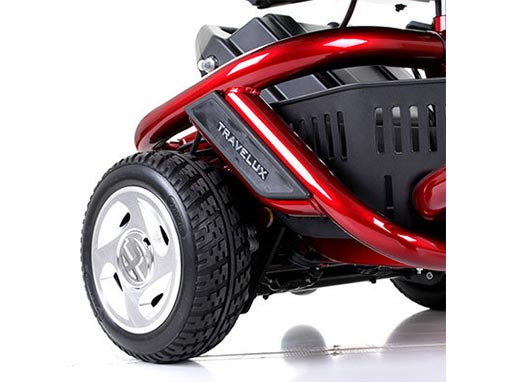 Travelux Quest Electric Wheelchair side image Travelux Quest Electric Wheelchair side image