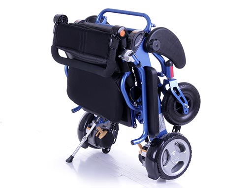 Foldalite Electric Wheelchair Folded Foldalite Electric Wheelchair Folded
